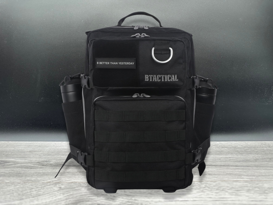 The BTactical Backpack - Black/Misty Grey | Dog Hiking Backpack