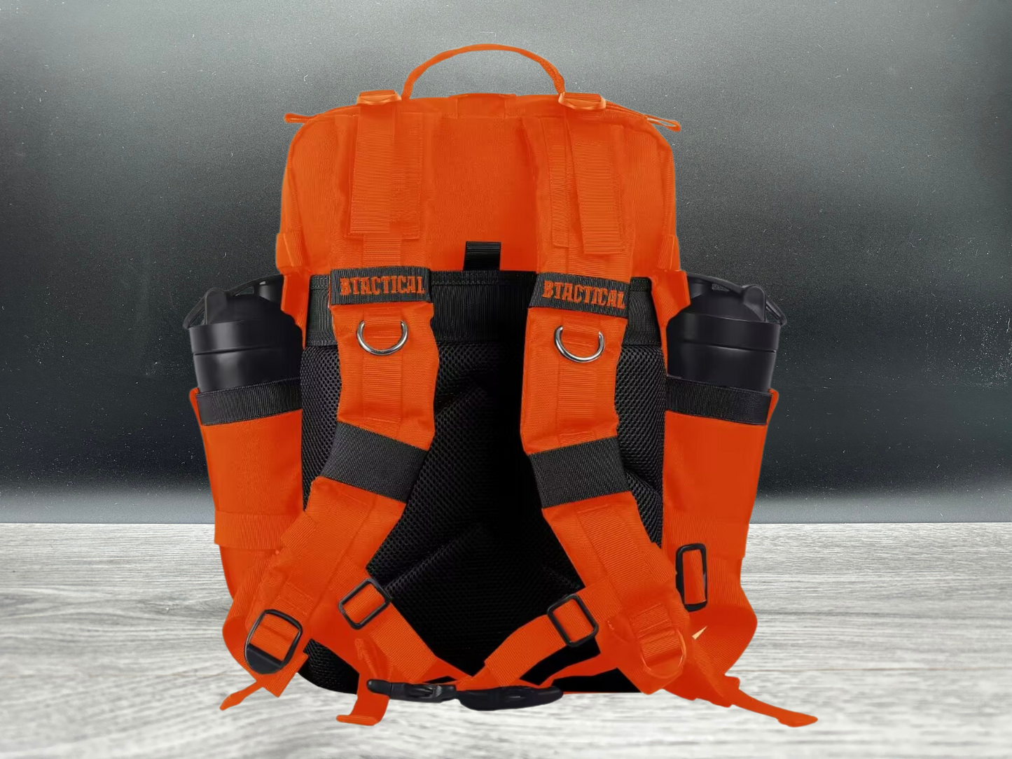 The BTactical Backpack - Citrus Orange/Black | Dog Hiking Backpack