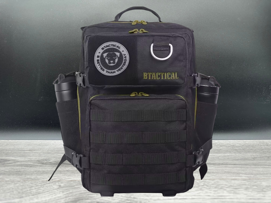 The BTactical Backpack - Black/Khaki Green | Dog Hiking Backpack