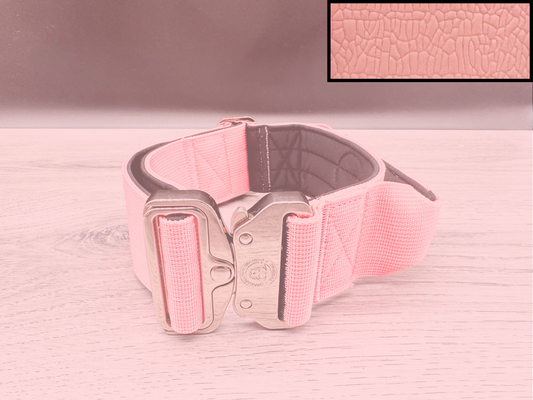 5cm BTactical Collar - Pastel Pink | Durable Dog Collar