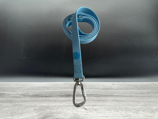 BTactical Lead - Pastel Blue | PVC Extra Strong, Durable Carabiner Clip Dog Lead