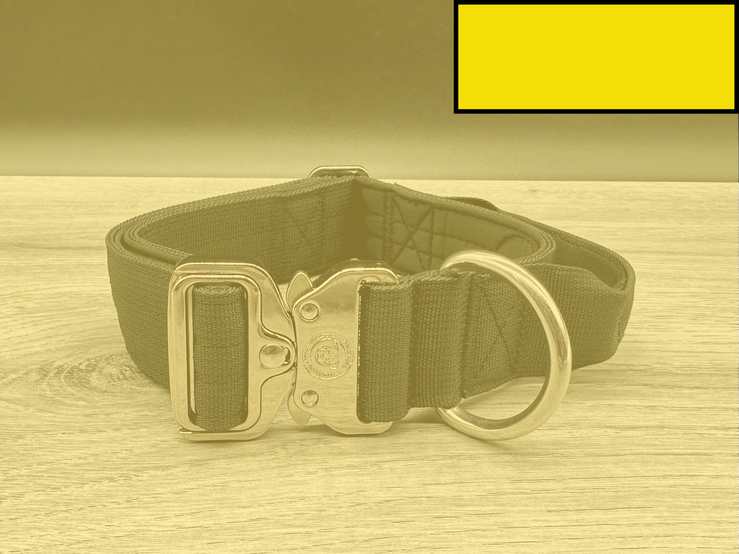 4cm BTactical Collar - Citrus Yellow | Durable Dog Collar