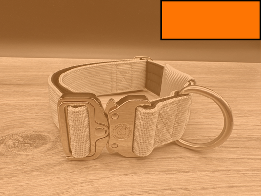 5cm BTactical Tracker Collar - Citrus Orange | Durable Tracker Dog Collar