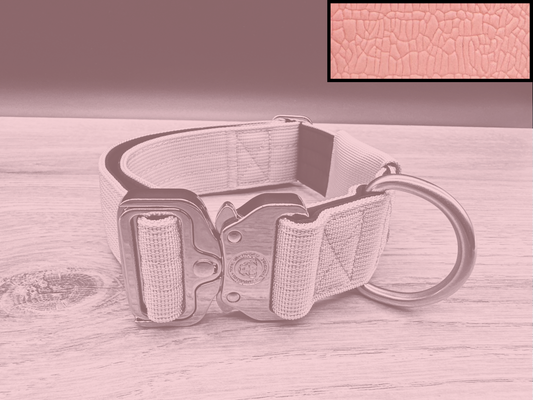 5cm BTactical Tracker Collar - Pastel Pink | Durable Tracker Dog Collar