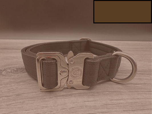 Puppy BTactical Collar - Brunette Brown | Durable Dog Collar