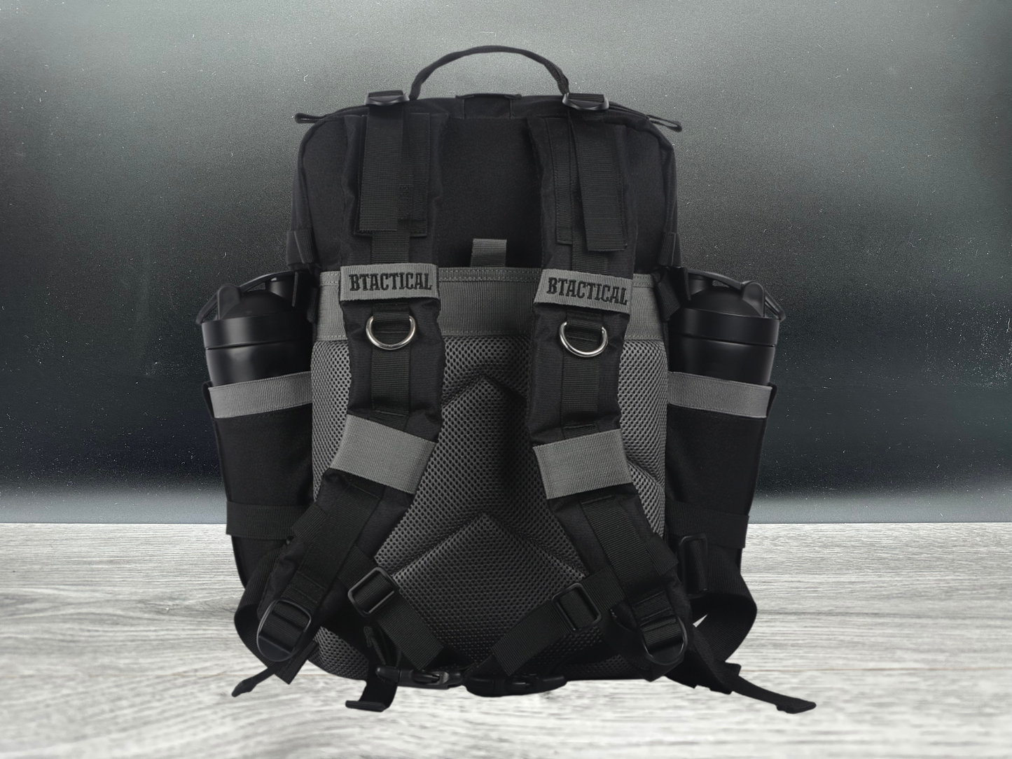 The BTactical Backpack - Black/Misty Grey | Dog Hiking Backpack