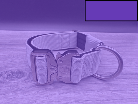 4cm BTactical Tracker Collar - Lavender Purple | Durable Tracker Dog Collar