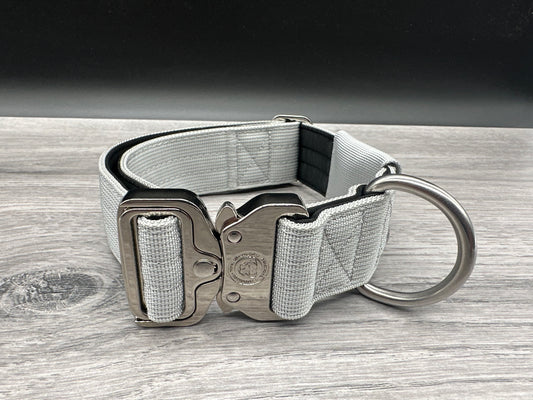 5cm BTactical Tracker Collar - Misty Grey | Durable Tracker Dog Collar