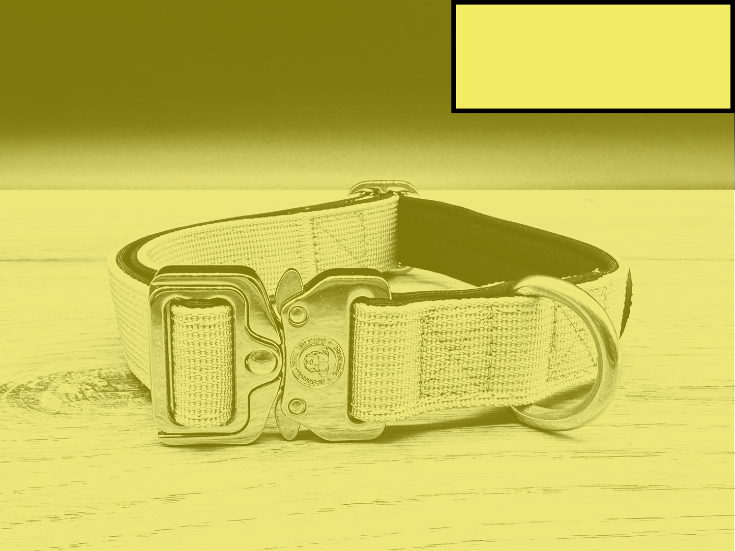 Puppy BTactical Collar - Pastel Yellow | Durable Dog Collar