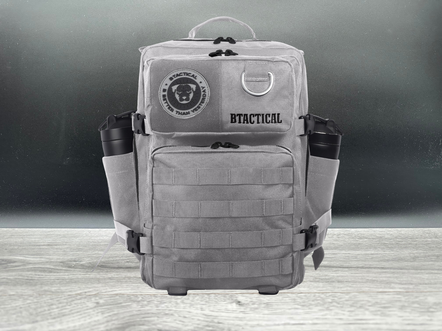 The BTactical Backpack - Misty Grey/Black | Dog Hiking Backpack