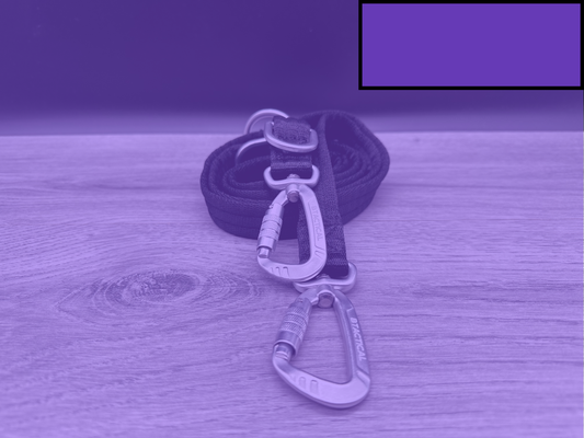 BTactical Training Lead - Pastel Purple | 2m Extra Strong, Durable Carabiner Clip Dog Lead