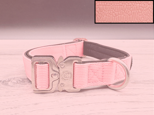 Puppy BTactical Collar - Pastel Pink | Durable Dog Collar