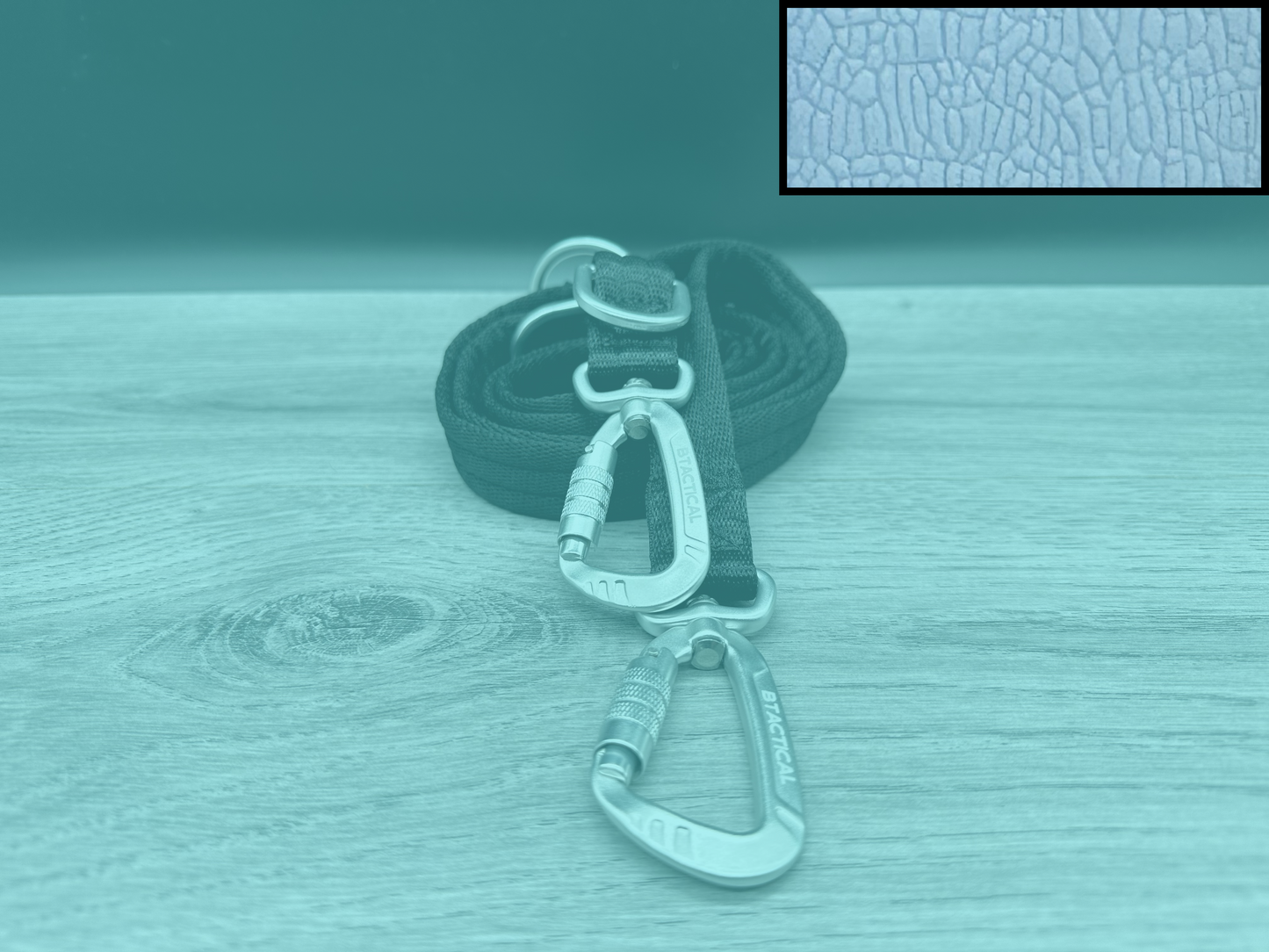 BTactical Training Lead - Pastel Blue | 2m Extra Strong, Durable Carabiner Clip Dog Lead