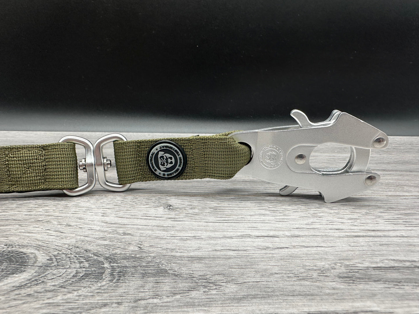 BTactical Lead - Khaki Green | Extra Strong, Durable Frog Clip Dog Lead