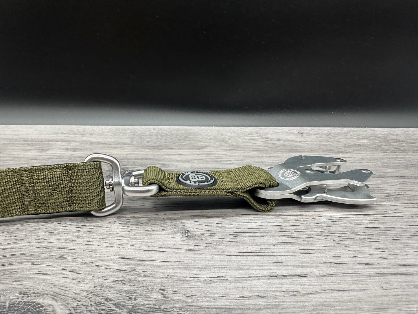 BTactical Lead - Khaki Green | Extra Strong, Durable Frog Clip Dog Lead