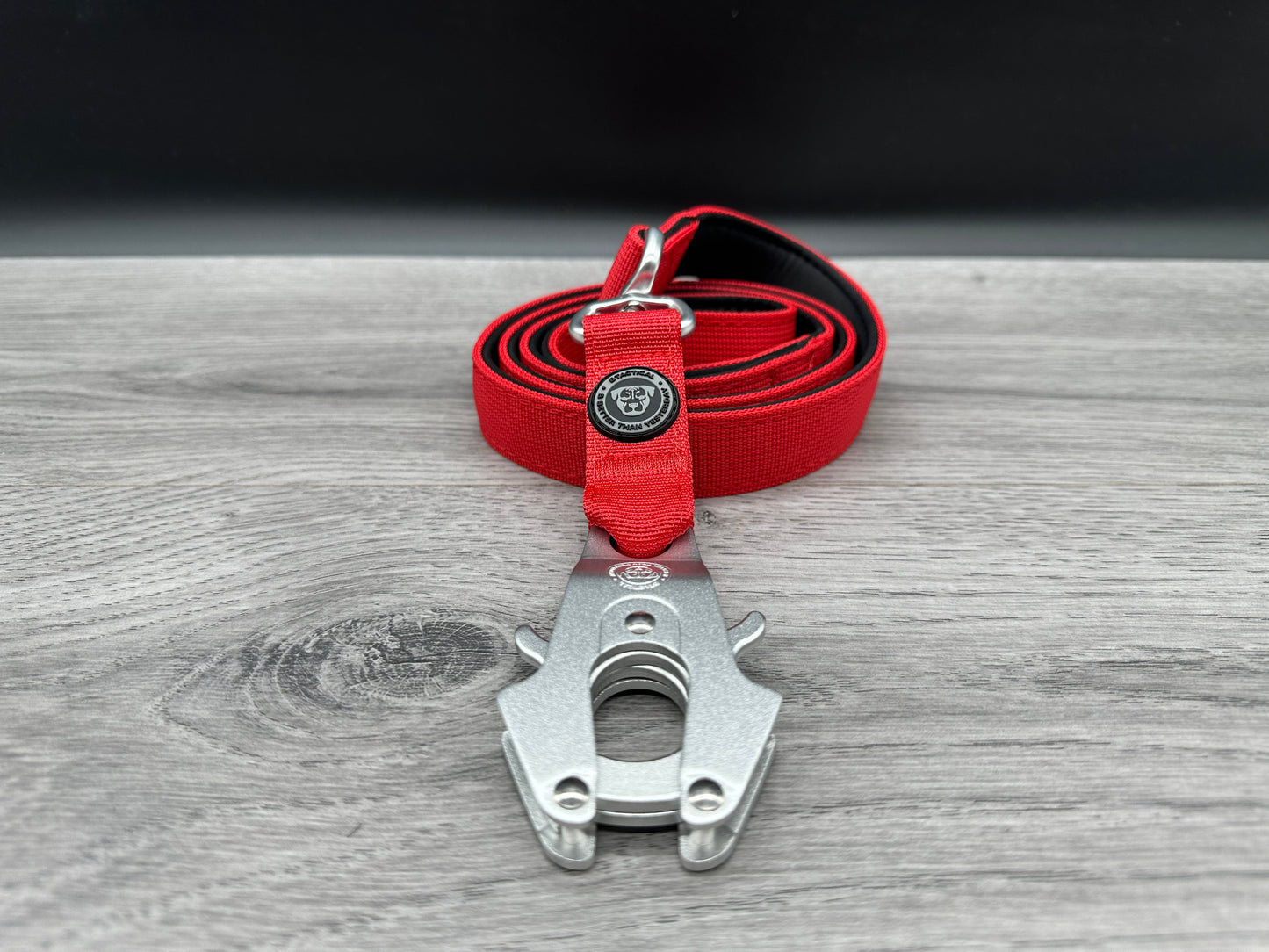 BTactical Lead - Citrus Red | Extra Strong, Durable Frog Clip Dog Lead