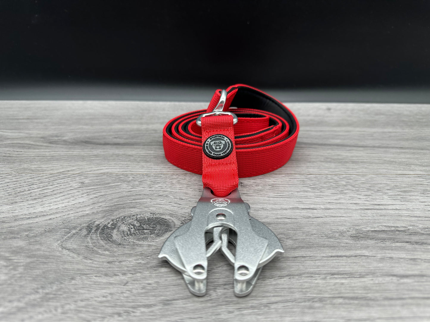 BTactical Lead - Citrus Red | Extra Strong, Durable Frog Clip Dog Lead