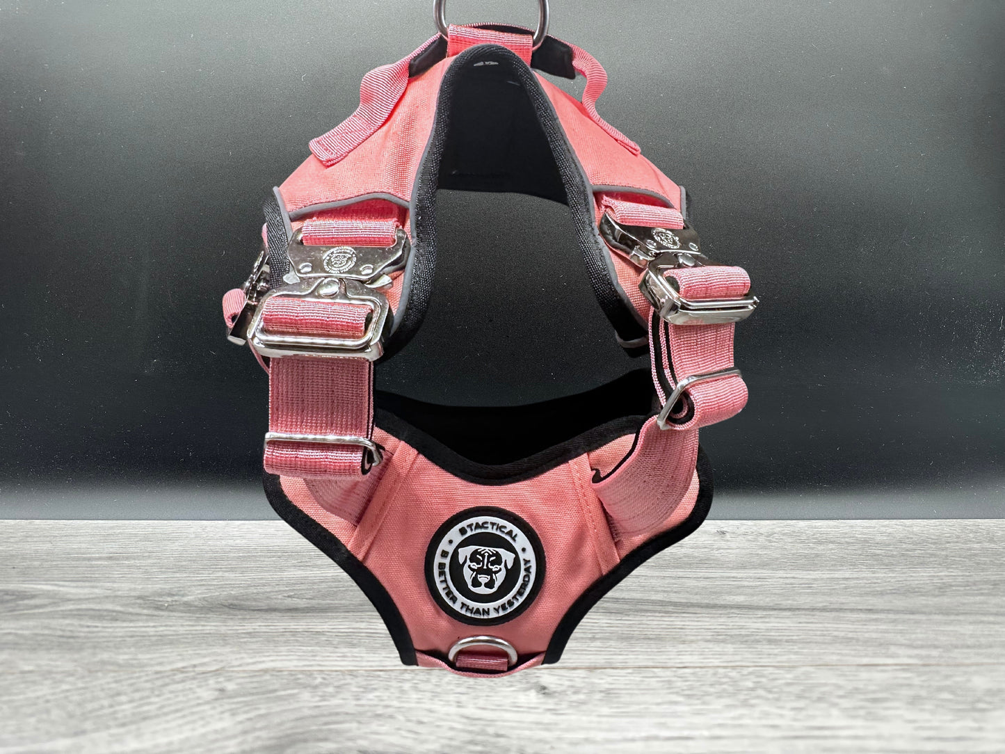 The Light Ultimate BTactical Harness - Pretty Pink | Aluminium Durable Tracker Dog Harness