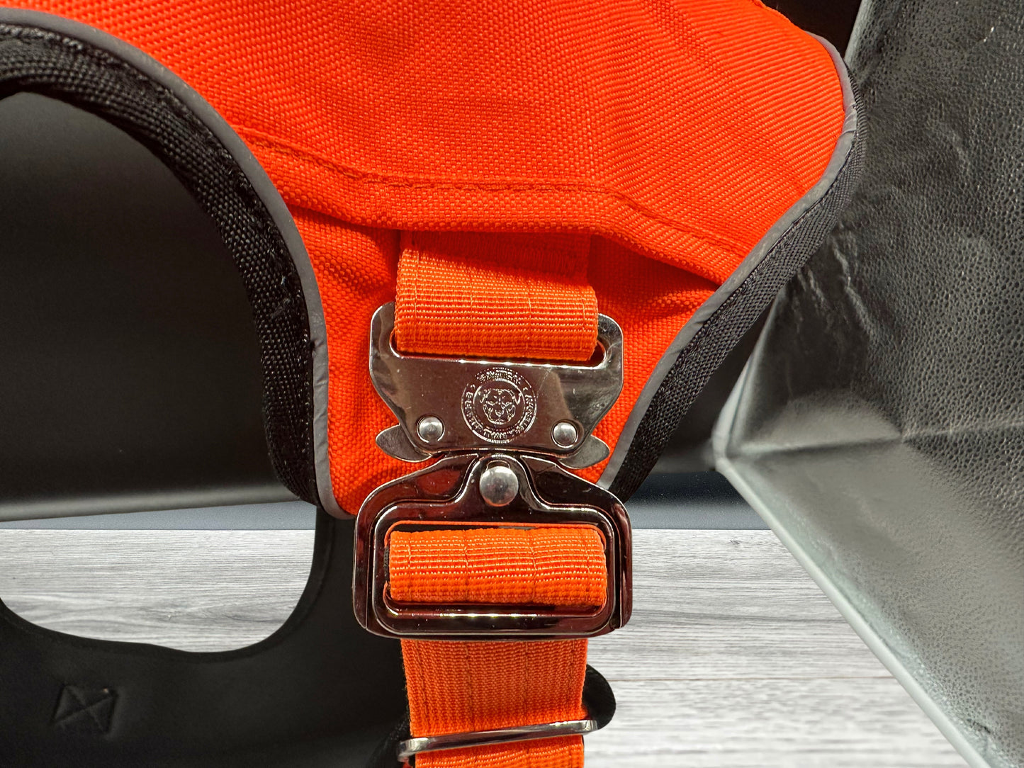 The Light Ultimate BTactical Harness - Citrus Orange | Aluminium Durable Tracker Dog Harness