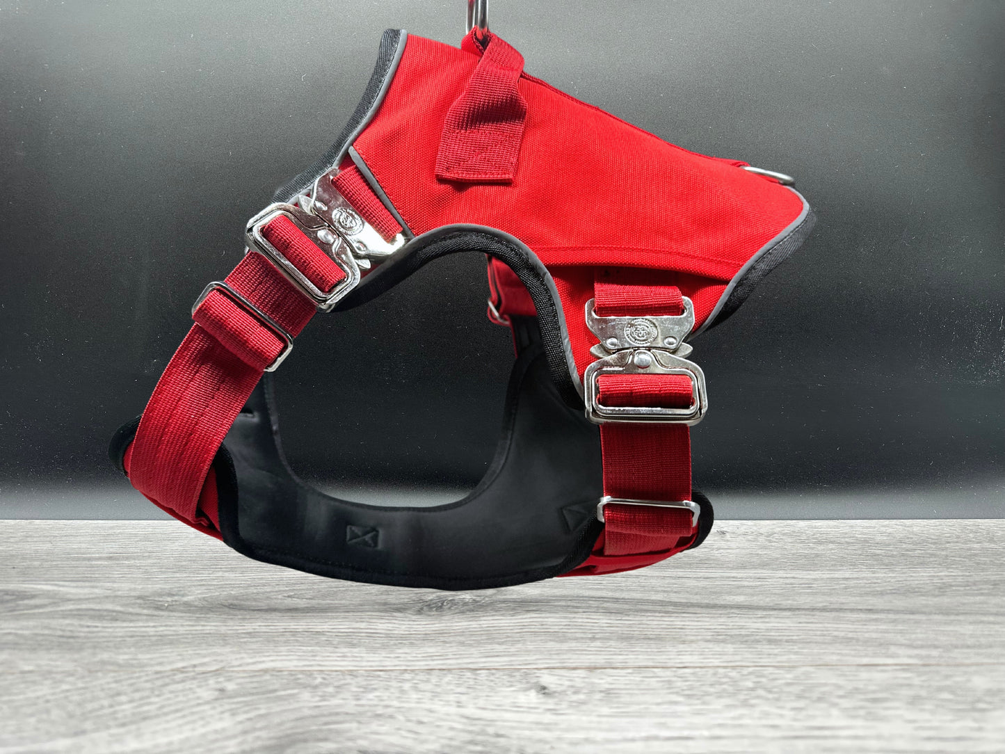 The Light Ultimate BTactical Harness - Citrus Red | Aluminium Durable Tracker Dog Harness