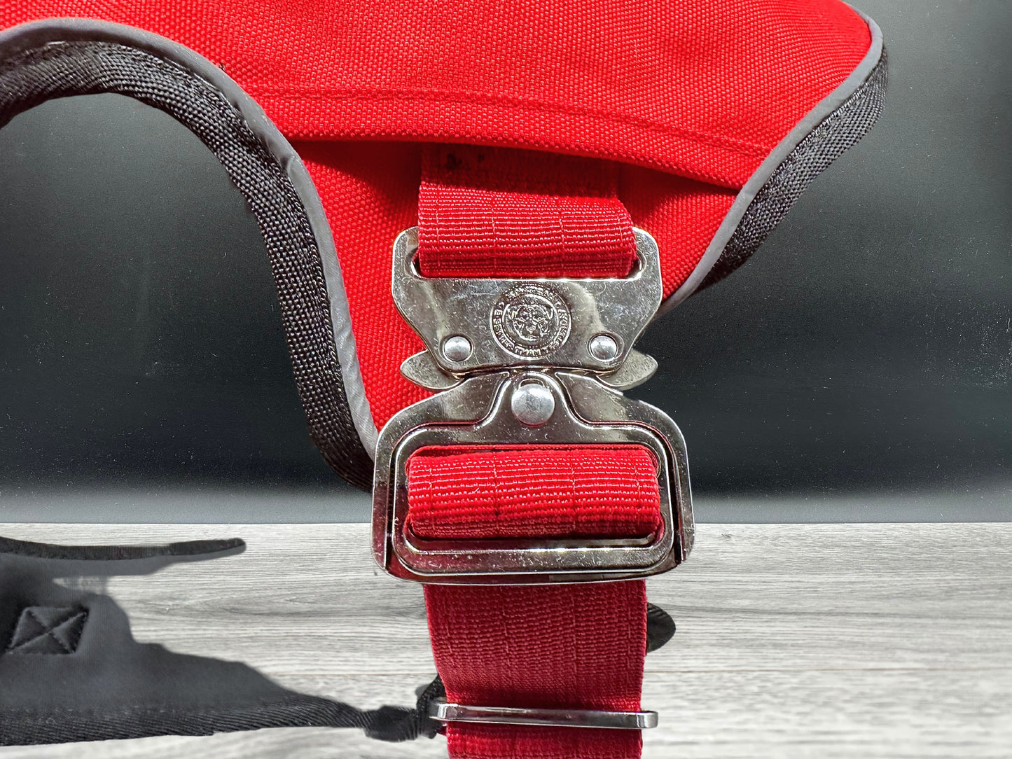 The Light Ultimate BTactical Harness - Citrus Red | Aluminium Durable Tracker Dog Harness