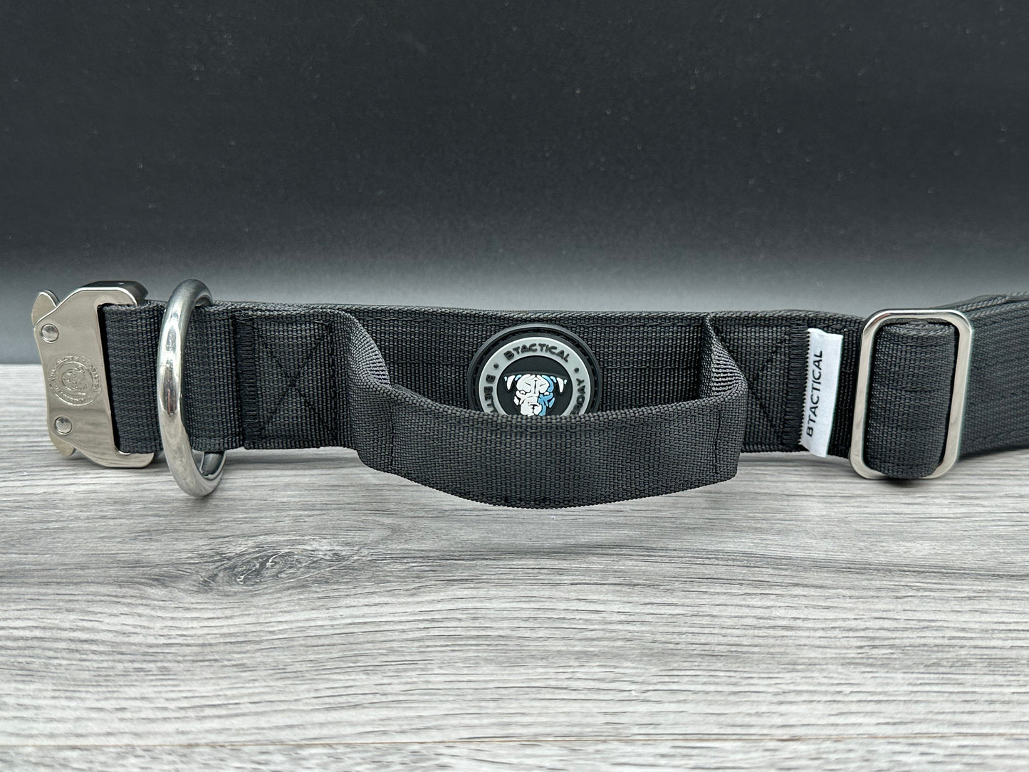 4cm BTactical Collar - Black | Durable Dog Collar