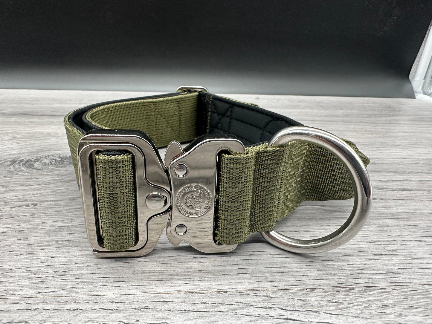 4cm BTactical Collar - Khaki Green | Durable Dog Collar