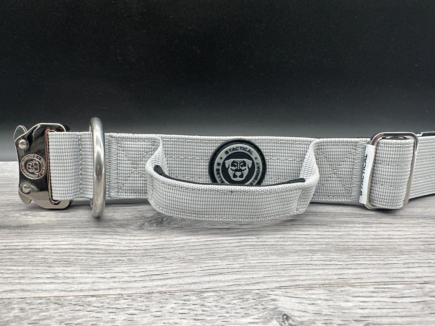 4cm BTactical Collar - Misty Grey | Durable Dog Collar