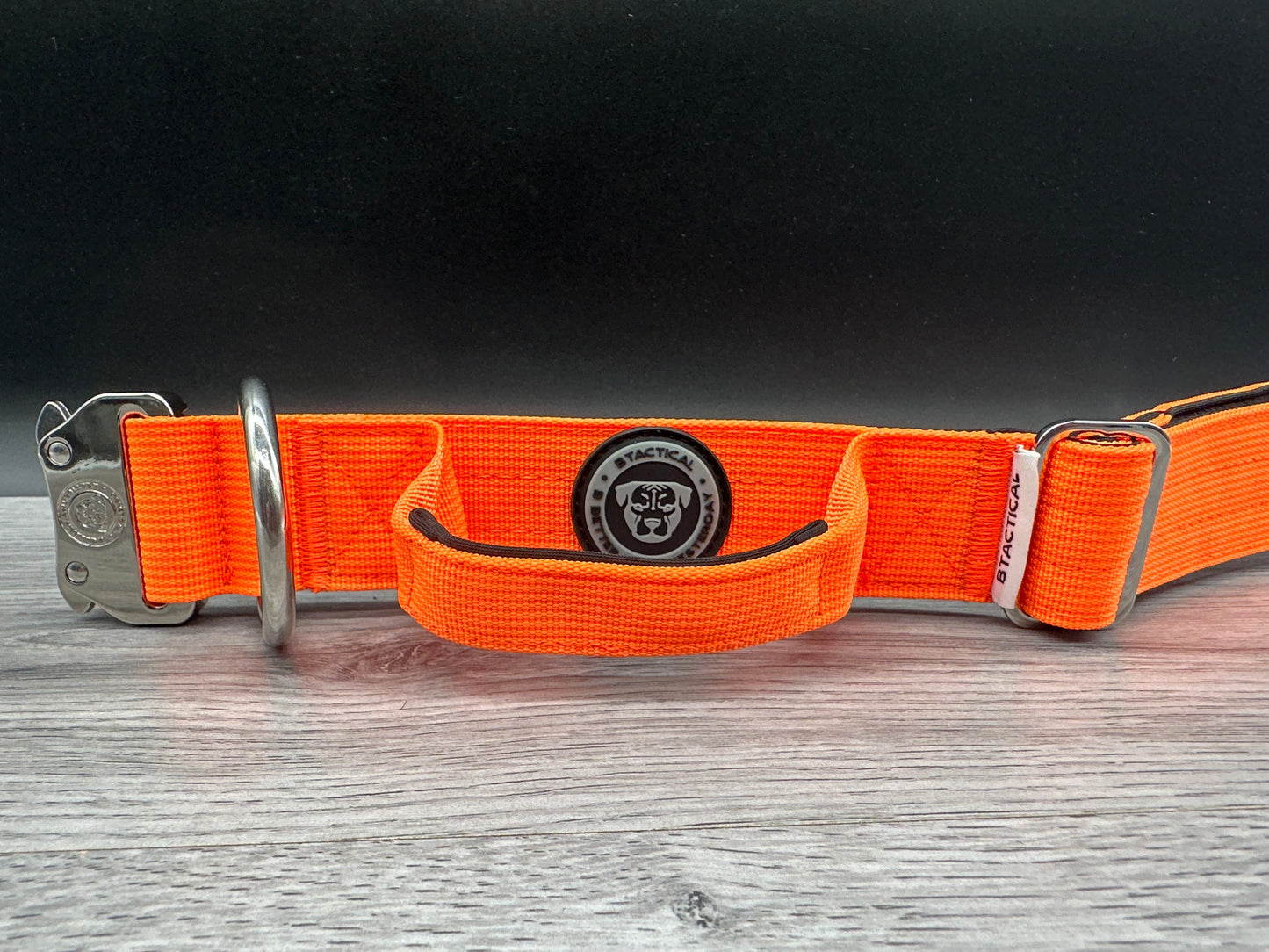 4cm BTactical Collar - Citrus Orange | Durable Dog Collar