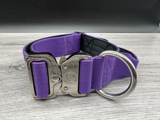 4cm BTactical Collar - Lavender Purple | Durable Dog Collar