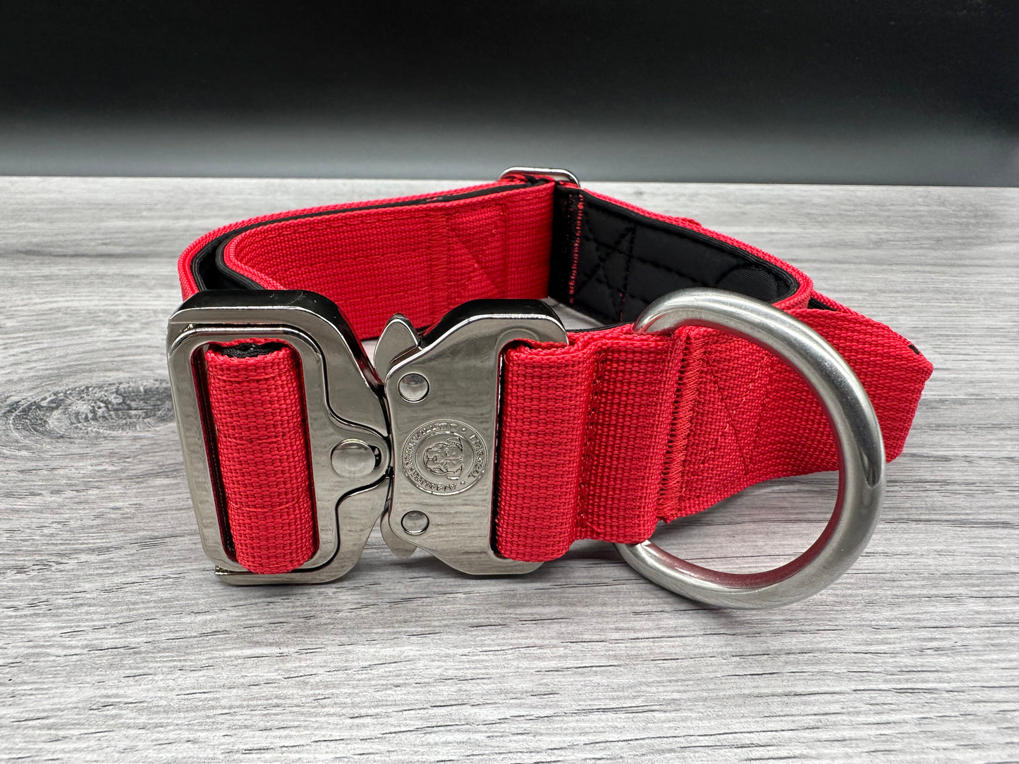 4cm BTactical Collar - Citrus Red | Durable Dog Collar