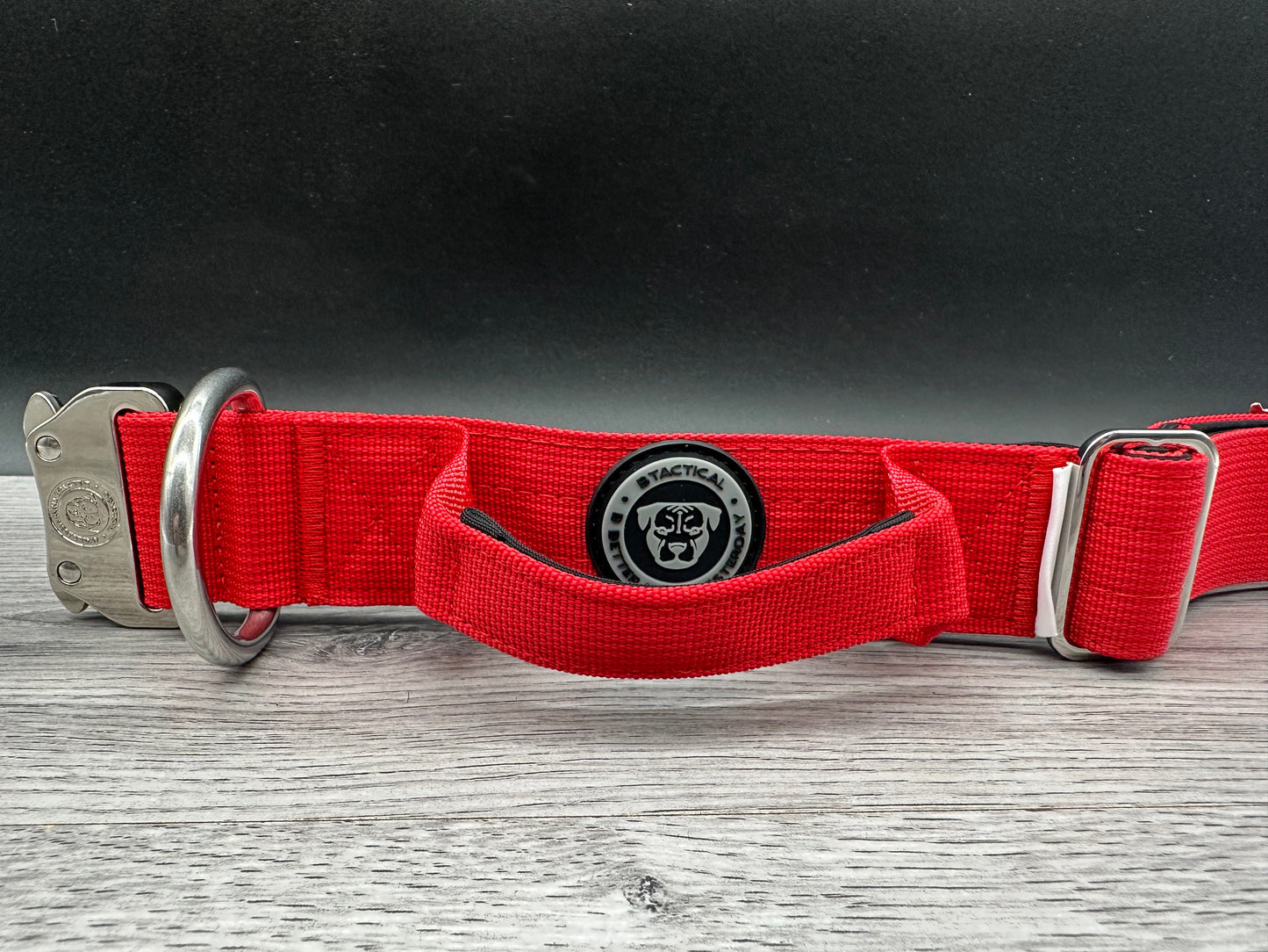 4cm BTactical Collar - Citrus Red | Durable Dog Collar