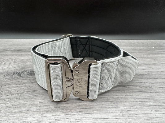 5cm BTactical Collar - Misty Grey | Durable Dog Collar